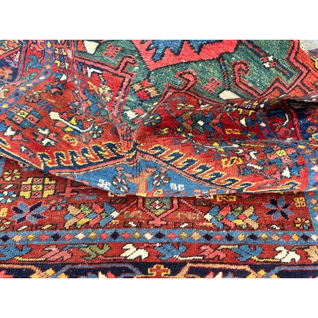 Antique Heriz Rug, 1890s For Sale - Image 17 of 18