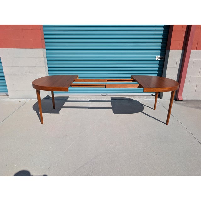 Mid Century Modern Expandable Teak Dining Table by Skaraborgs, C1960s For Sale In Los Angeles - Image 6 of 15