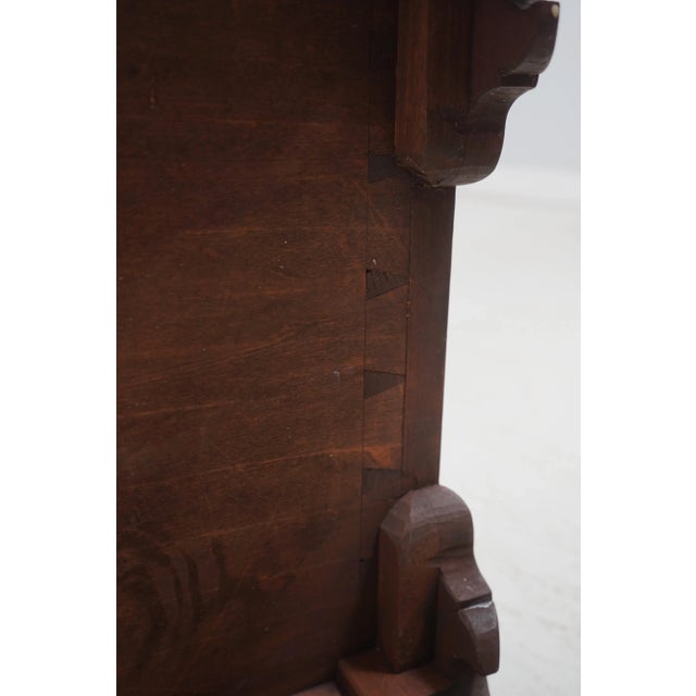 Louis Irion Bench Made Walnut Bachelor Chest For Sale - Image 12 of 12