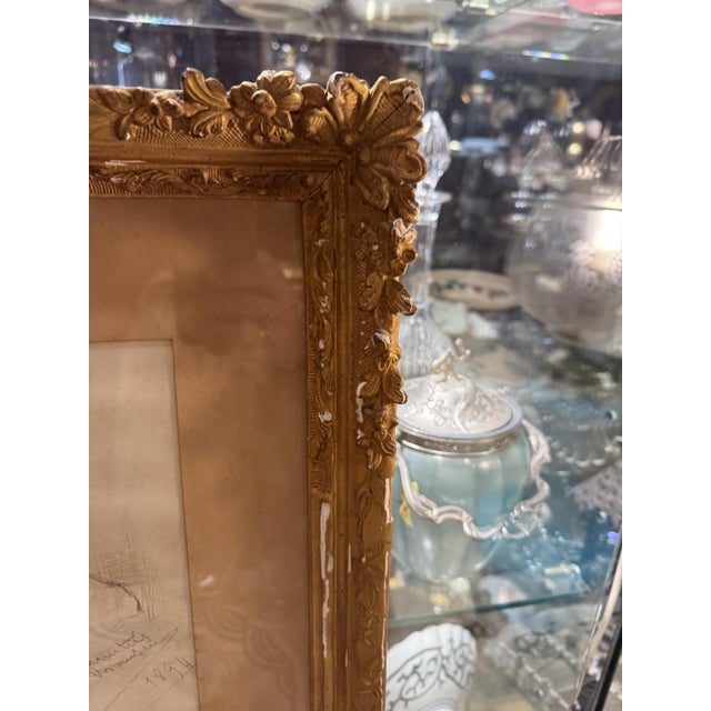 Portrait of the Count of Longueval, 1894, Artwork on Paper, Framed For Sale - Image 9 of 10