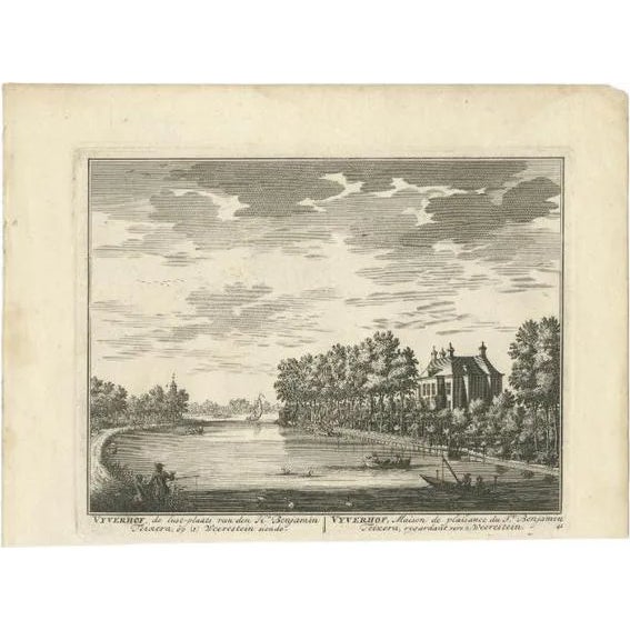Stoopendaal, Estate Vijverhof, 1719, Paper For Sale