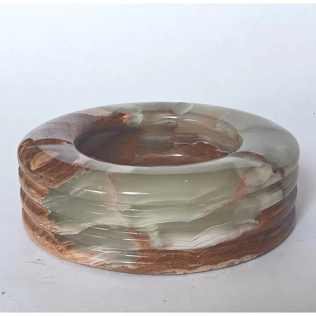 Vintage Onyx Ashtray, 1960s, in Very Good conditions. Designed 1960 to 1969