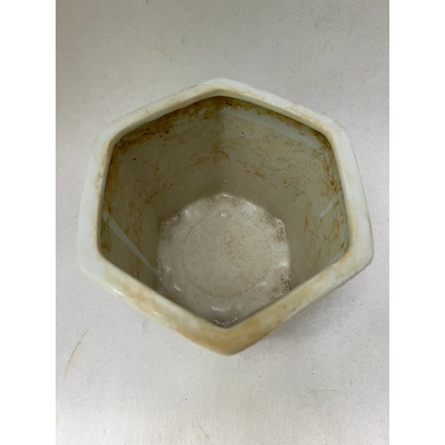 Mid 20th Century Porcelain Chinoiserie Planter For Sale - Image 5 of 8