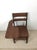 1930s Antique Oak School Desk Chair With Writing Table and Under Seat Storage For Sale - Image 5 of 16