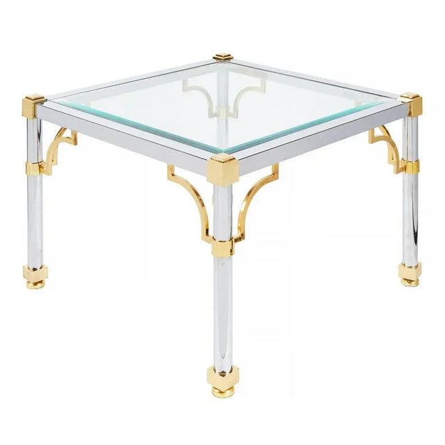 Large Neoclassical Square End Table | Maison Jansen For Sale - Image 10 of 10