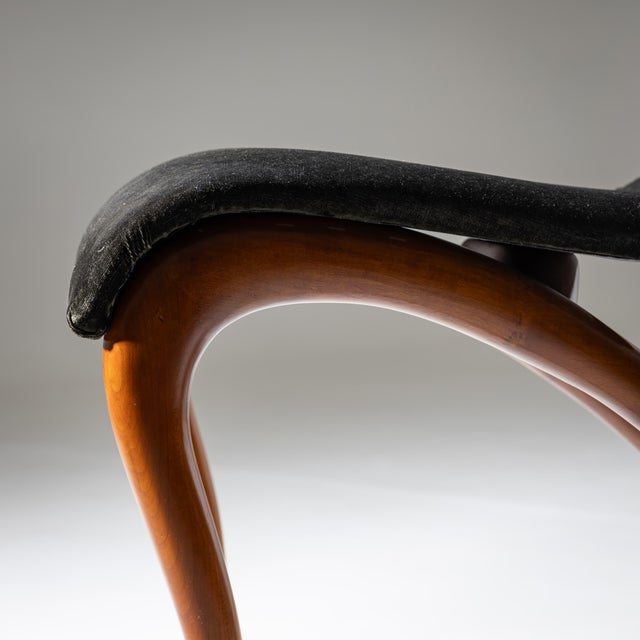 Pair of "Anxie" Side Chairs by Maurizio Marconato & Terry Zappa for Porada For Sale - Image 9 of 10