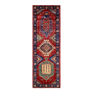 Serapi, One-of-a-Kind Hand-Knotted Runner Rug - Orange, 2' 8" x 8' 3" For Sale