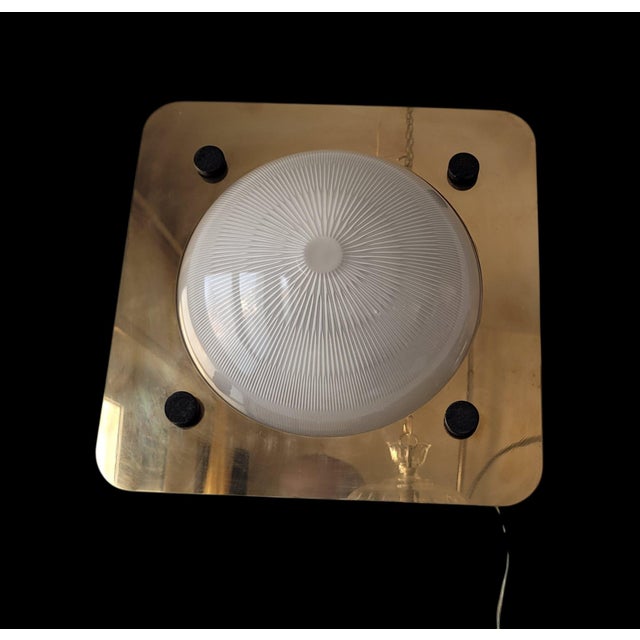 Brass and Glass Wall Lamp by Sergio Mazza, Italy, 1970s For Sale - Image 6 of 18