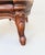 French Louis XV Style Chair in Carved Walnut and Patinated Leather, 1890s For Sale - Image 11 of 18