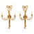 Antique 19th Century Ormolu 3-Branch Wall Lights Sconces, Set of 2 For Sale - Image 10 of 10