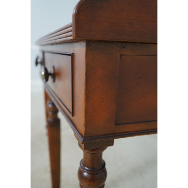 Baker Sheraton Style Cherry Walnut Sideboard For Sale - Image 10 of 12