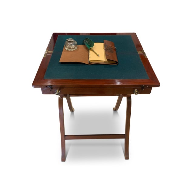 George III Butler's Tray with Folding Stand, Set of 2 For Sale - Image 15 of 18