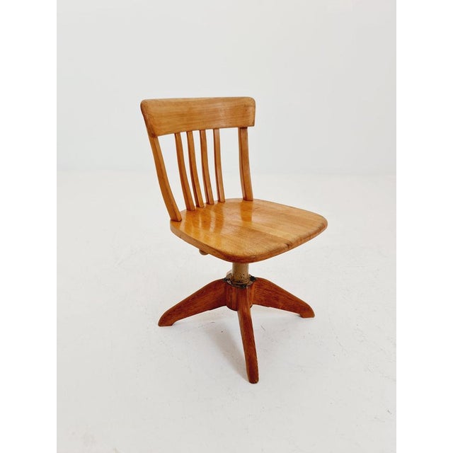 Bauhaus Swivel Office Chair in Wood by Sedus, 1930s For Sale - Image 9 of 18