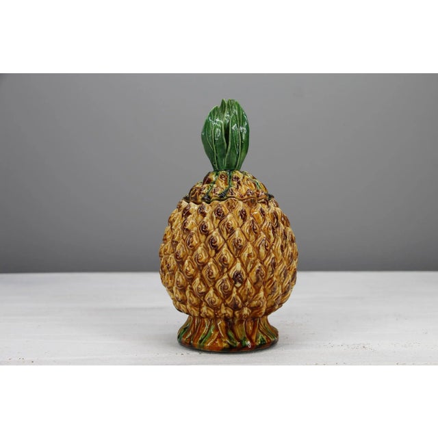 Trompe l'Oeil 19th Century Pineapple Box, Portuguese For Sale - Image 4 of 13