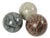 Large Polished Marble Spheres, 1980s, Set of 3 For Sale