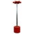 Red Plastic and Chrome Vip Coat Rack attributed to Lucci and Orlandini for Velca, Italy, 1970s For Sale - Image 10 of 10