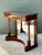 Vintage Stone Top Flame Mahogany Pier Table For Sale - Image 11 of 12