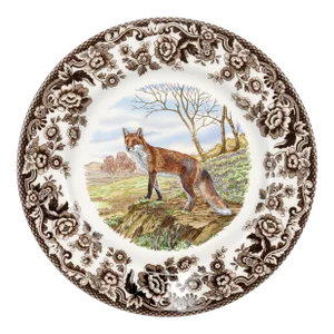 Spode Woodland Salad Plate 8", Red Fox