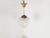 Vintage Art Deco Pendant Light in Glass, 1930s For Sale - Image 3 of 9