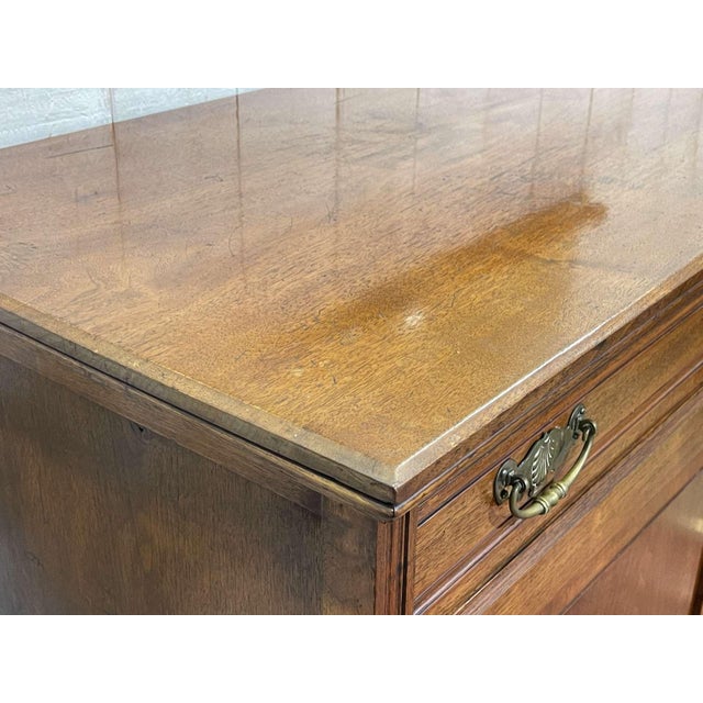 Wood Late 19th Century English Walnut Sideboard For Sale - Image 7 of 18
