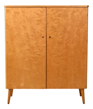 Vintage Scandinavian Birch Cabinet, 1950s