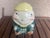 Adorable Humpty Dumpty cookie jar by Brush Pottery of Zanesville, Ohio. Good vintage condition. 2 Minor chips on the edge...