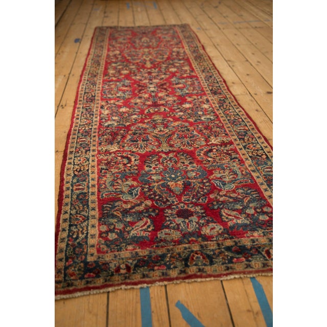 Old New House Vintage Sarouk Rug Runner - 2'8" x 8'3" For Sale - Image 4 of 9