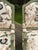Pair of Custom Botanical Floral Crewel Work Painted Fauteuil Accent Chairs in Sage Green, Ochre and Teal For Sale - Image 15 of 18
