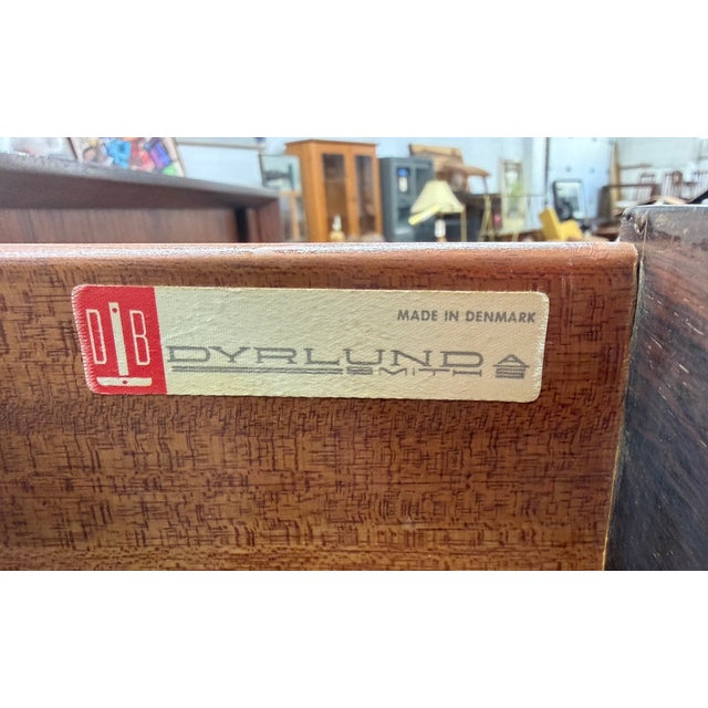 Danish Mid 20th Century Modern Rosewood Tambour Door Chest by Dyrlund For Sale - Image 13 of 13