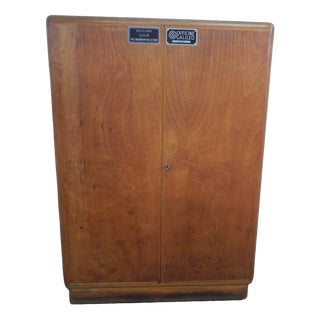 Vintage Laboratory Cabinet in Wood, 1950 For Sale