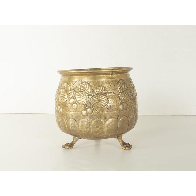 Victorian Brass Cachepot For Sale - Image 3 of 6