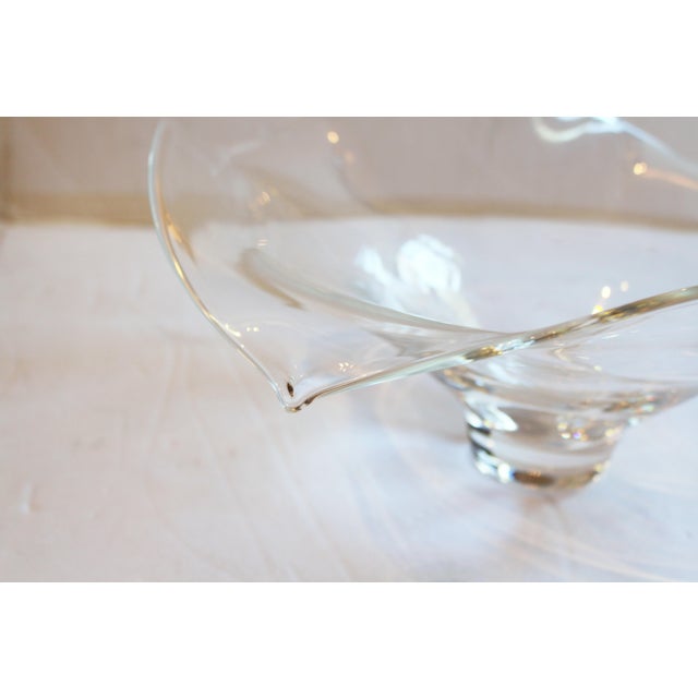 Steuben Circa 2008 Massive Scale Steuben Custom Made Centerpiece Bowl For Sale - Image 4 of 10
