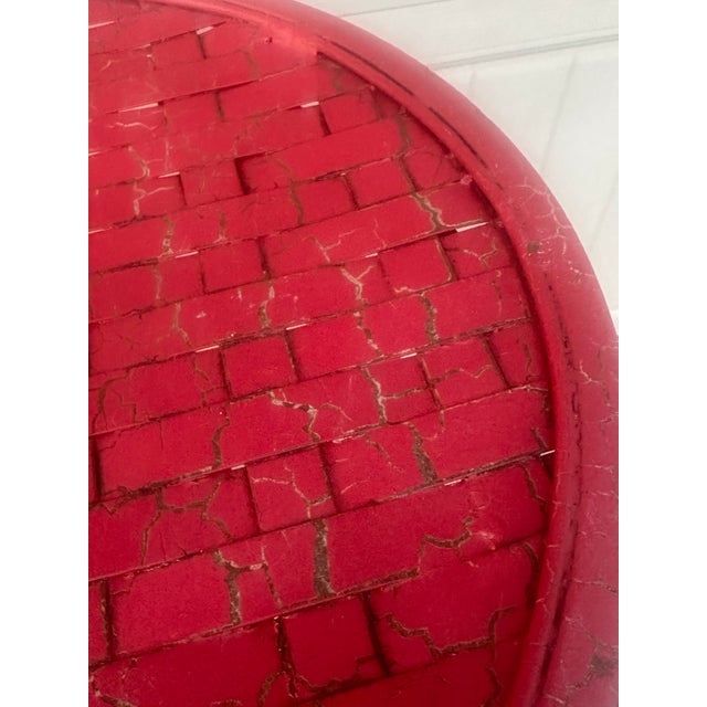 Large Heavy Iron Vintage Chinoiserie Plant Stand For Sale - Image 4 of 12