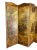 An exceptional 18th-century Italian paravento (folding screen) adorned with a panoramic oil-painted composition depicting...
