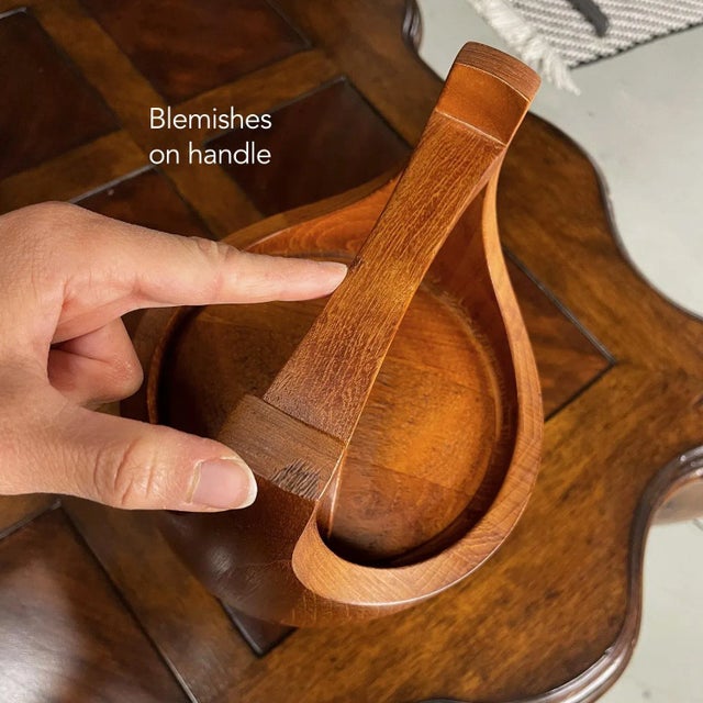 1950s 1950s Jens Quistgaard for Dansk Solid Teak Danish Congo Ice Bucket Model 810 For Sale - Image 5 of 6
