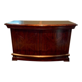 Traditional Style Stand Alone Deluxe Dry Bar For Sale