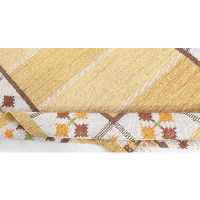 Doris Leslie Blau Vintage Swedish Flat Woven by Birgitta Soderkvist For Sale In New York - Image 6 of 9