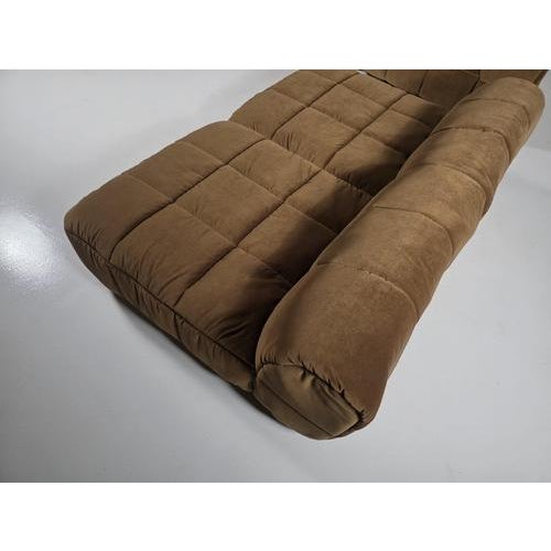 Brown Modular Strips Sofa in Brown Velvet by Cini Boeri for Arflex, 1970s, Set of 5 For Sale - Image 8 of 11