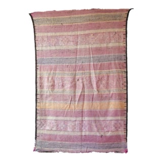 Moroccan Vintage Rug - 5'0" X 7'10" Ft For Sale