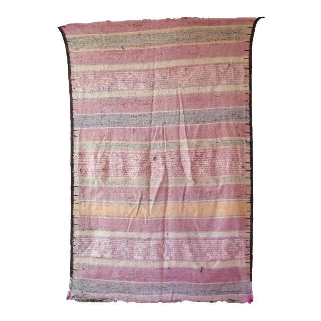 Moroccan Vintage Rug - 5'0" X 7'10" Ft For Sale