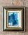 This sophisticated vintage abstract oil painting on board showcases a dynamic composition of interlocking geometric planes...