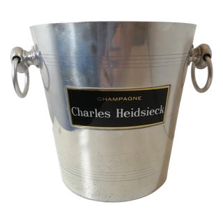 Champagne Ice Bucket by Charles Heidsieck, France, 1970s For Sale