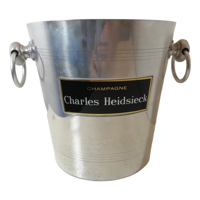 Champagne Ice Bucket by Charles Heidsieck, France, 1970s For Sale