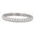 Tiffany Soleste 0.33ctw Diamond Eternity Band 950 Platinum Wedding Ring Box, Size 5.5 For Sale
