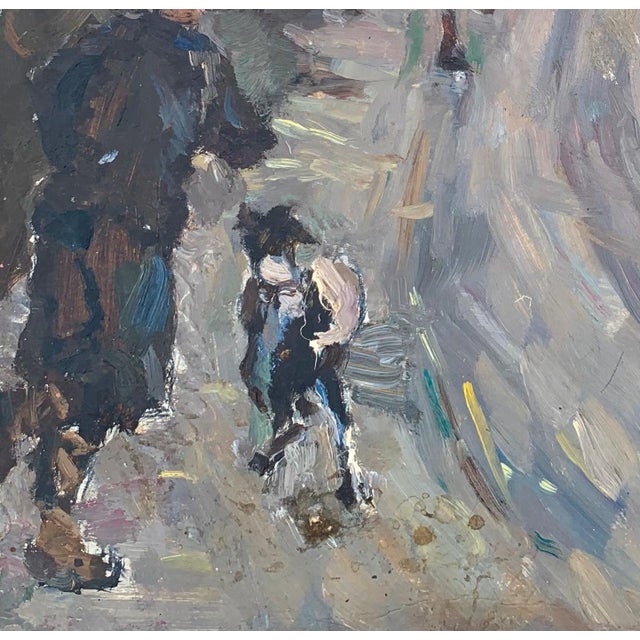 1970s Socialist Realism Oil Painting, Ukrainian Artist Sokolovsky, 1970s 42-44 For Sale - Image 5 of 6