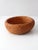 Vintage Woven Bamboo Basket Bowl With Rounded Sides For Sale - Image 6 of 14