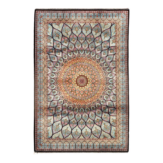 Pasargad DC Exquisite Design Paris Palace Fine Power Loom V.Silk Rug For Sale