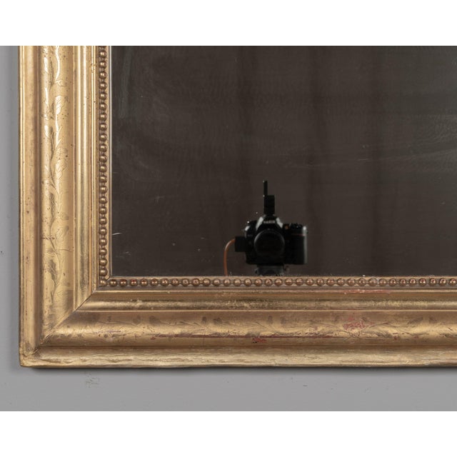 French Louis Philippe Style Gilded Mirror 26.75"w X 37.5"h For Sale In Orlando - Image 6 of 9