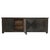 Contemporary Distressed Black Square Pattern Sideboard For Sale - Image 3 of 7