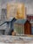 Industrial Landscape Painting, Signed Duff, 1942, Oil on Canvas, USA For Sale - Image 13 of 18